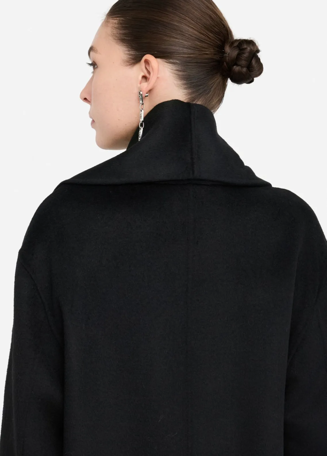 Liu Jo Abrigo de lana con bufanda-Mujer Abrigos Y Chalecos