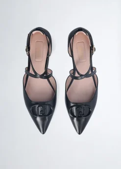 Liu Jo Bailarinas con logo maxi-Mujer Mocasines