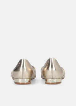 Liu Jo Bailarinas con logotipo de pedrería-Mujer Mocasines