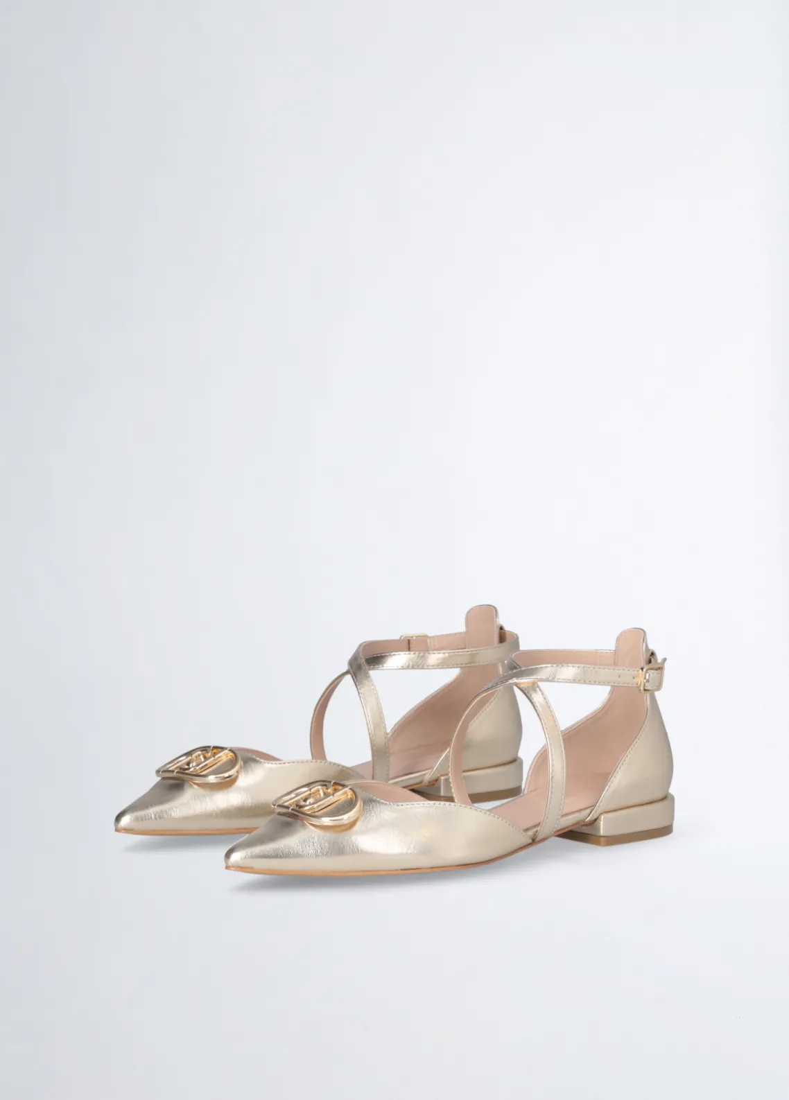 Liu Jo Bailarinas con logotipo grande-Mujer Mocasines