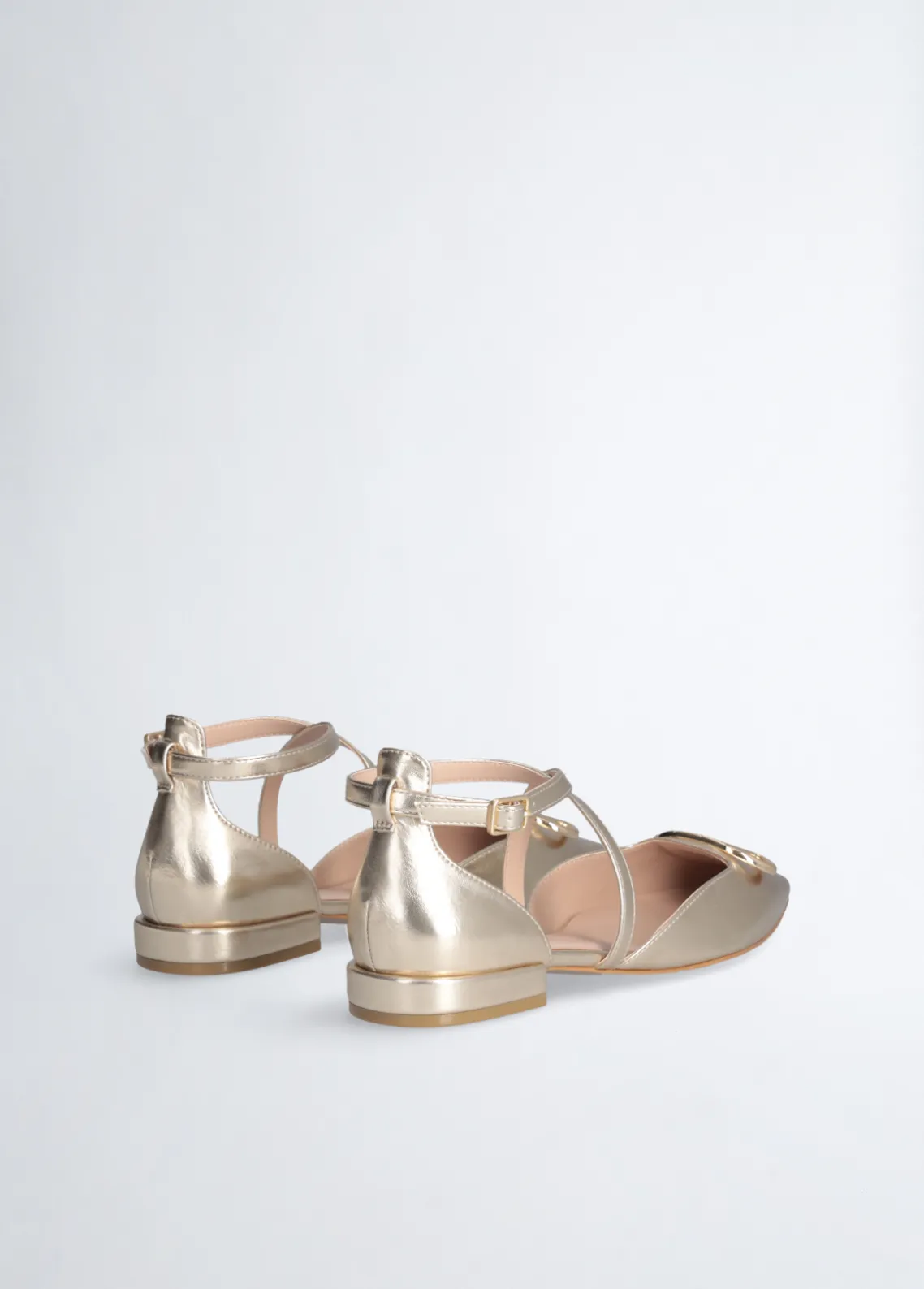 Liu Jo Bailarinas con logotipo grande-Mujer Mocasines