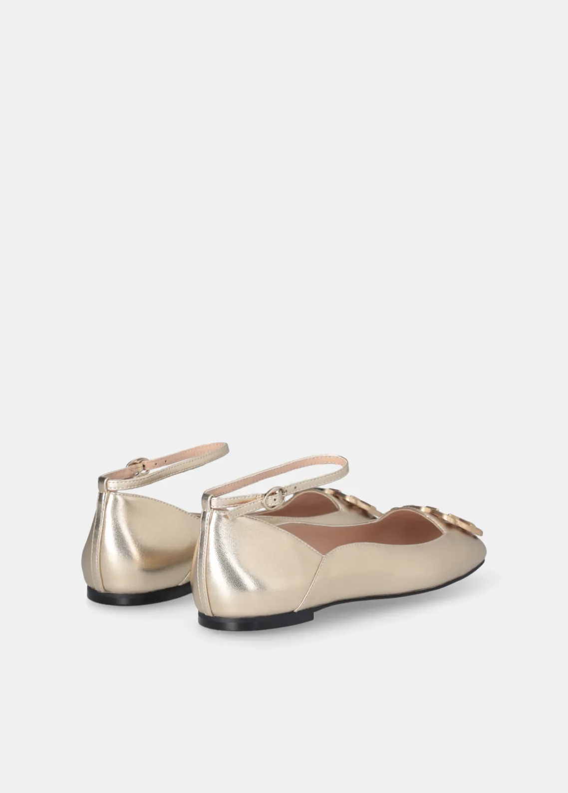 Liu Jo Bailarinas de efecto laminado-Mujer Mocasines