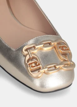 Liu Jo Bailarinas de efecto laminado-Mujer Mocasines