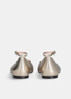 Liu Jo Bailarinas de efecto laminado-Mujer Mocasines
