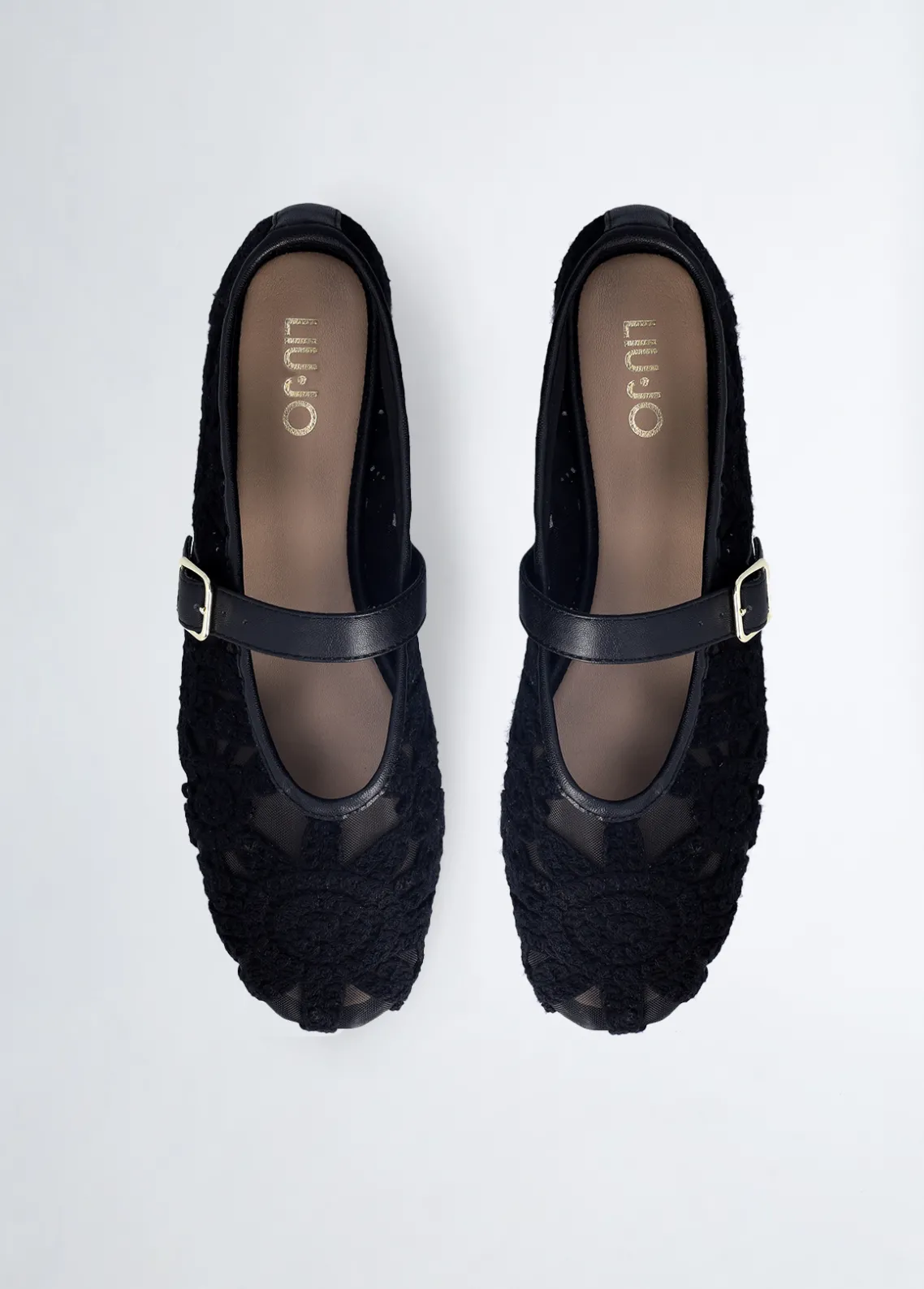 Liu Jo Bailarinas de encaje macramé-Mujer Mocasines