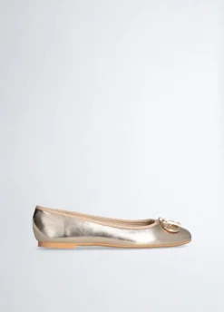Liu Jo Bailarinas de piel laminada-Mujer Mocasines