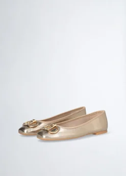 Liu Jo Bailarinas de piel laminada-Mujer Mocasines