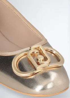 Liu Jo Bailarinas de piel laminada-Mujer Mocasines