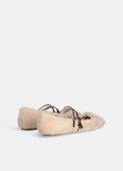 Liu Jo Bailarinas efecto borreguillo-Mujer Mocasines
