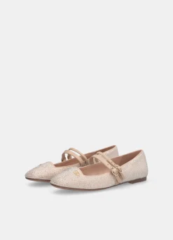 Liu Jo Bailarinas totalmente de strass-Mujer Mocasines