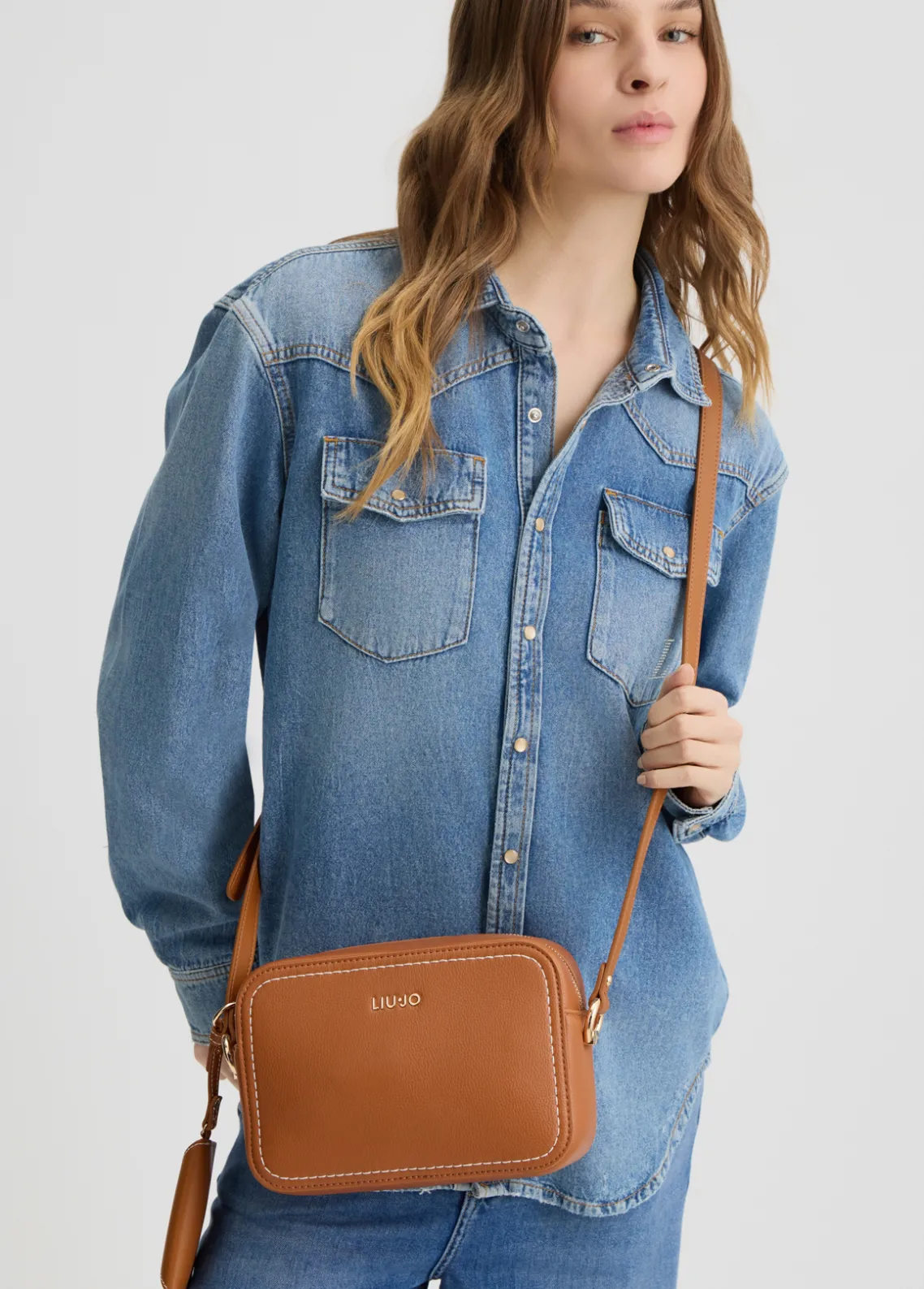 Liu Jo Bandolera mediana con bolsito-Mujer Bolsos Bandoleras