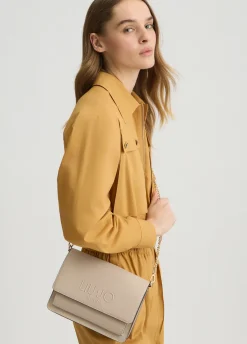 Liu Jo Bandolera mediana con cadena-Mujer Bolsos Bandoleras