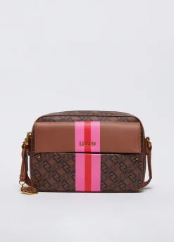 Liu Jo Bandolera mediana con charm-Mujer Bolsos Bandoleras