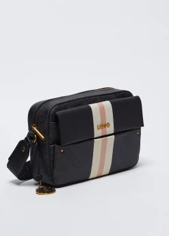 Liu Jo Bandolera mediana con charm-Mujer Bolsos Bandoleras