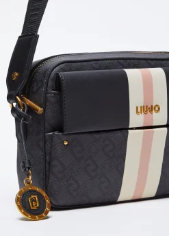 Liu Jo Bandolera mediana con charm-Mujer Bolsos Bandoleras