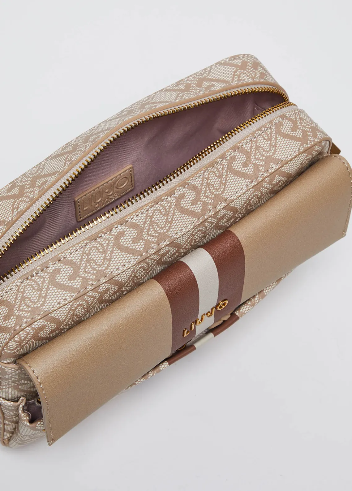 Liu Jo Bandolera mediana con charm-Mujer Bolsos Bandoleras