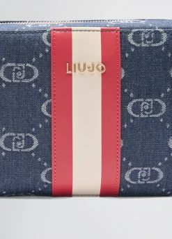 Liu Jo Bandolera mediana de jacquard-Mujer Bolsos Bandoleras
