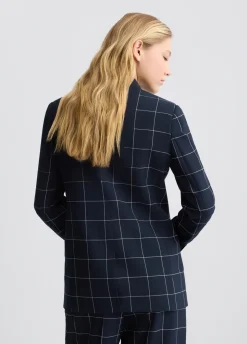 Liu Jo Blazer a cuadros de doble botonadura-Mujer Chaquetas|Tailleur
