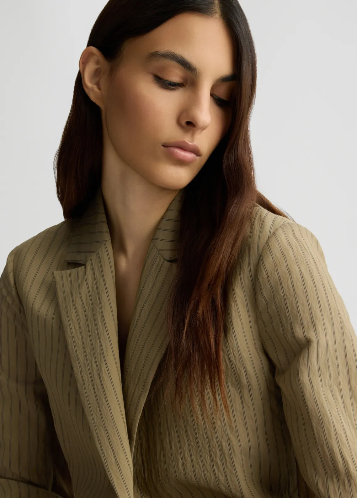 Liu Jo Blazer a rayas con cinturón-Mujer Chaquetas|Tailleur