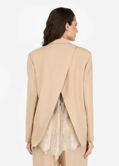 Liu Jo Blazer con detalle de encaje-Mujer Chaquetas|Tailleur