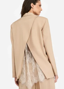 Liu Jo Blazer con detalle de encaje-Mujer Chaquetas|Tailleur