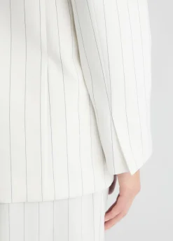 Liu Jo Blazer de doble botonadura con raya diplomática-Mujer Chaquetas|Tailleur