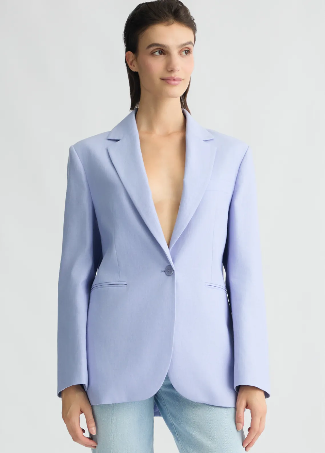 Liu Jo Blazer de lino y algodón-Mujer Chaquetas|Tailleur