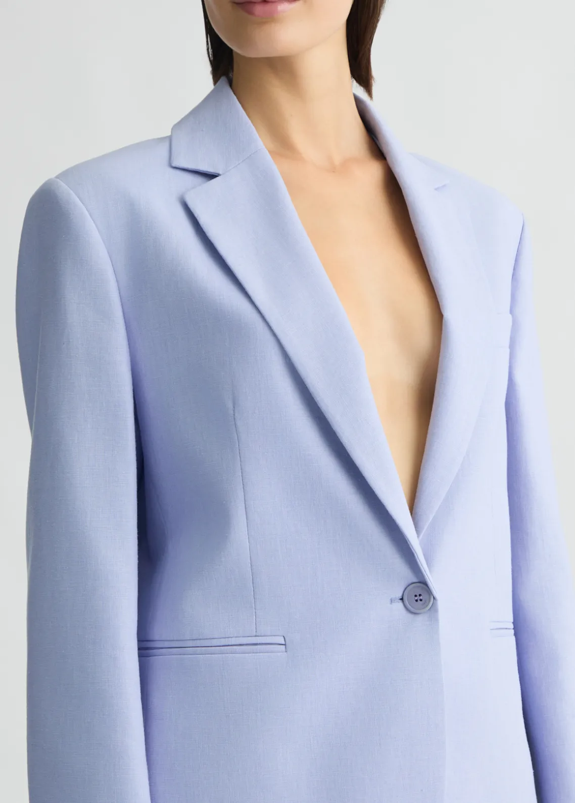 Liu Jo Blazer de lino y algodón-Mujer Chaquetas|Tailleur