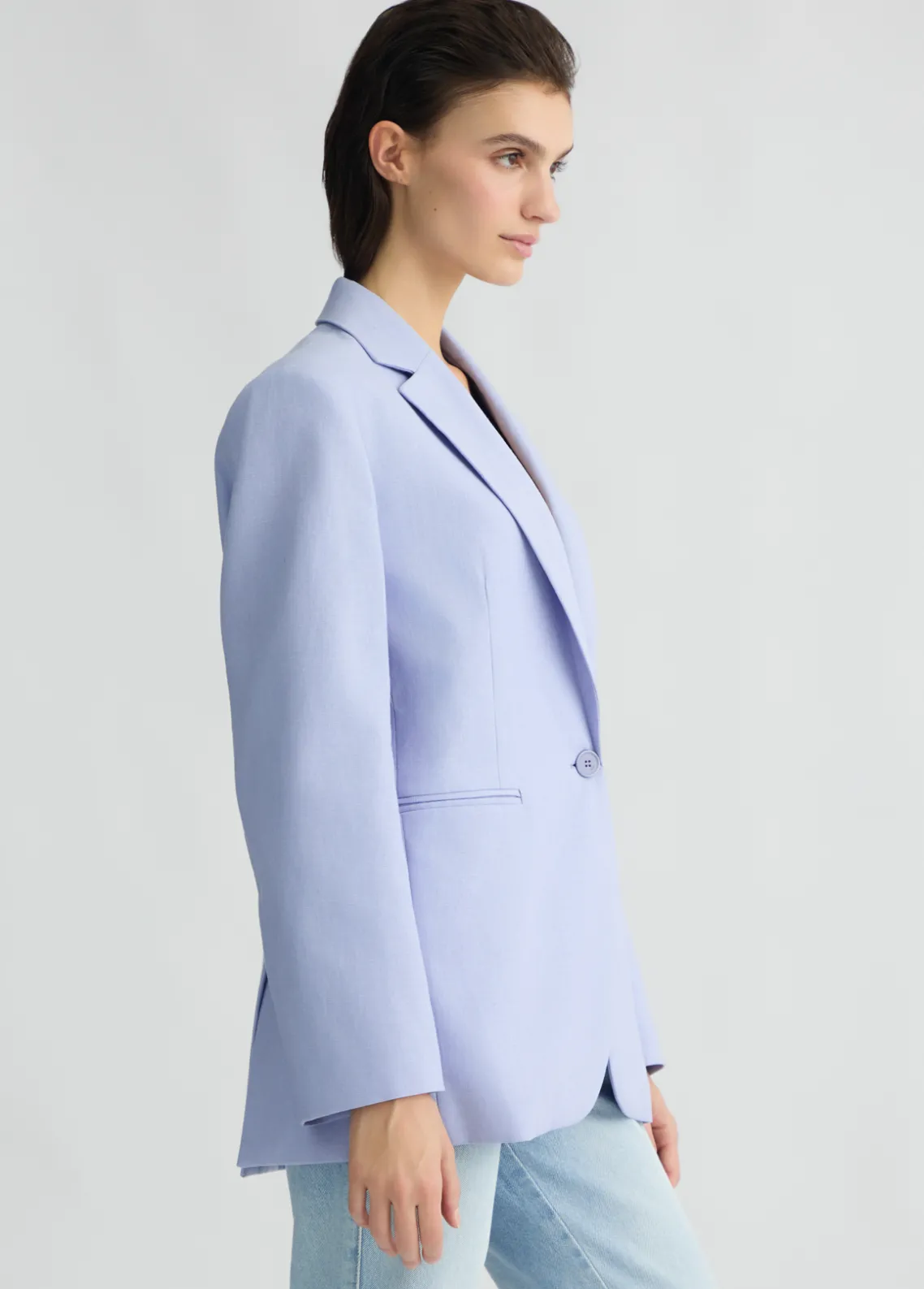 Liu Jo Blazer de lino y algodón-Mujer Chaquetas|Tailleur