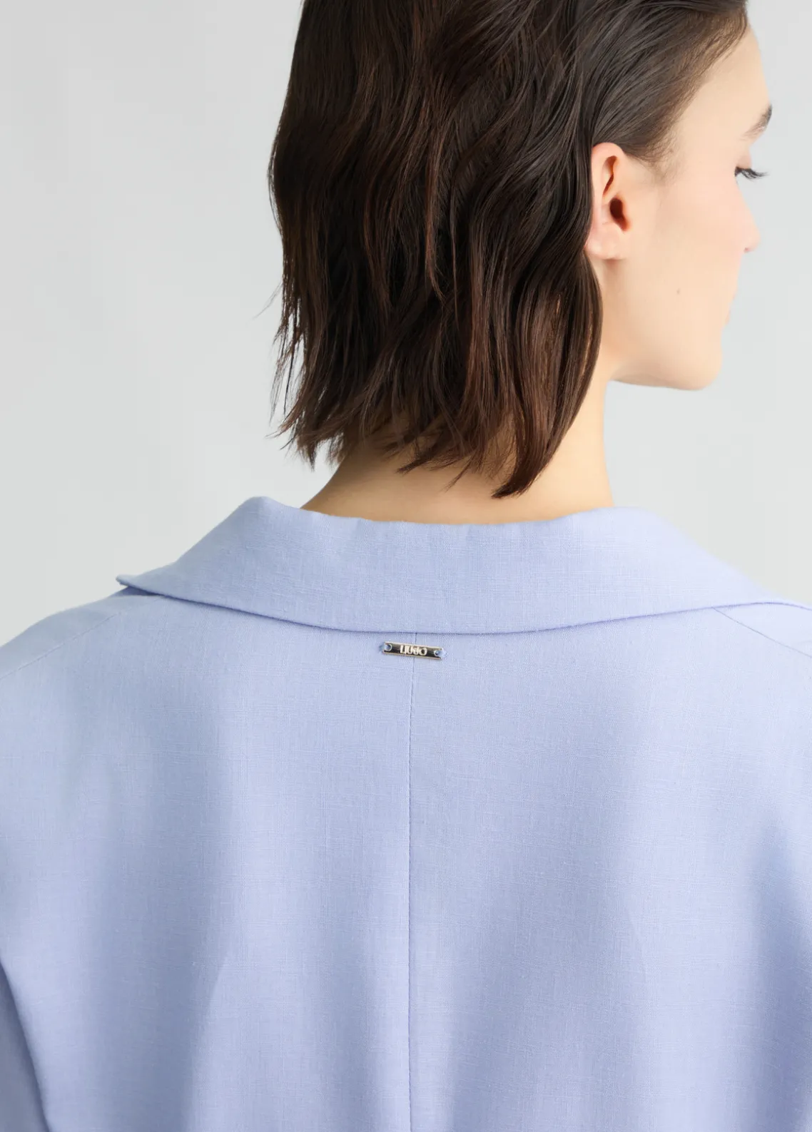 Liu Jo Blazer de lino y algodón-Mujer Chaquetas|Tailleur