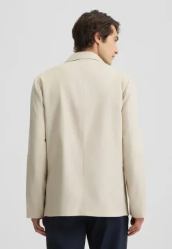 Liu Jo Blazer de lino y algodón-Hombre Americanas Y Chalecos