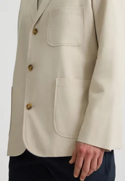 Liu Jo Blazer de lino y algodón-Hombre Americanas Y Chalecos