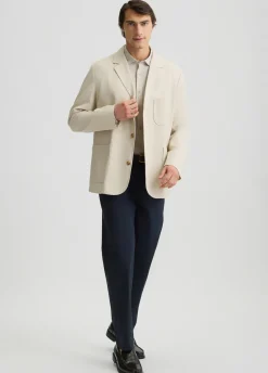 Liu Jo Blazer de lino y algodón-Hombre Americanas Y Chalecos