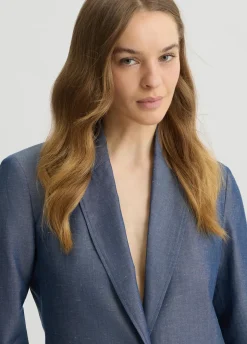 Liu Jo Blazer en mezcla de lino-Mujer Chaquetas|Tailleur