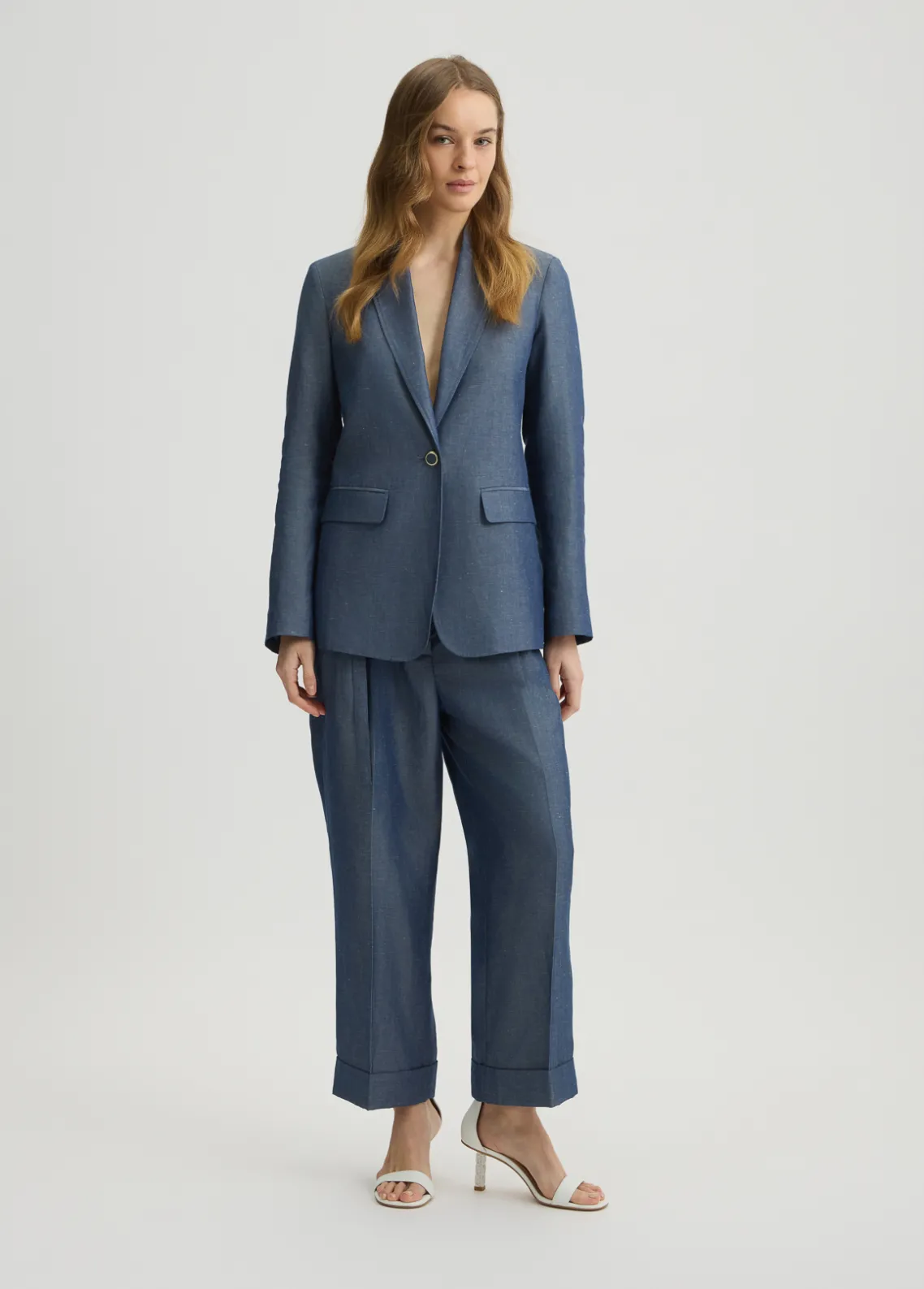 Liu Jo Blazer en mezcla de lino-Mujer Chaquetas|Tailleur