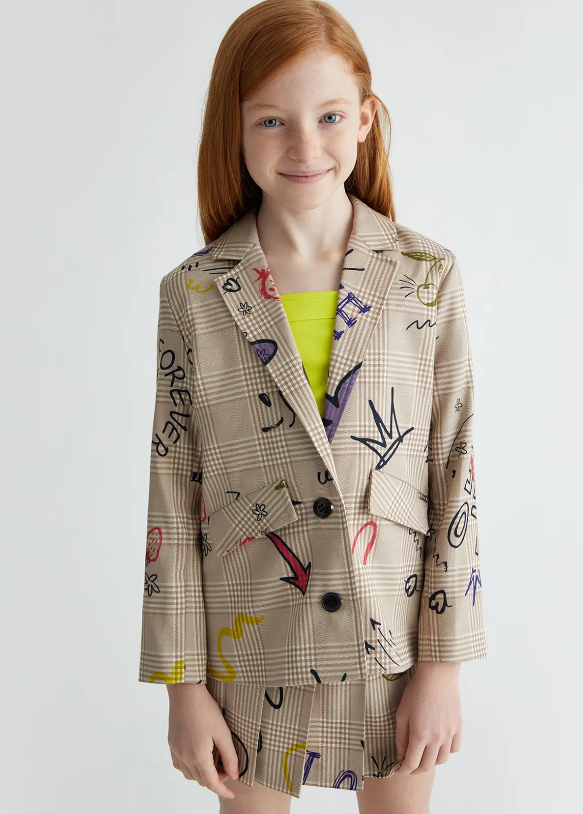 Liu Jo Blazer Príncipe de Gales con estampado- Abrigos Y Chaquetas