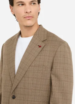 Liu Jo Blazer Príncipe de Gales de lana-Hombre Americanas Y Chalecos