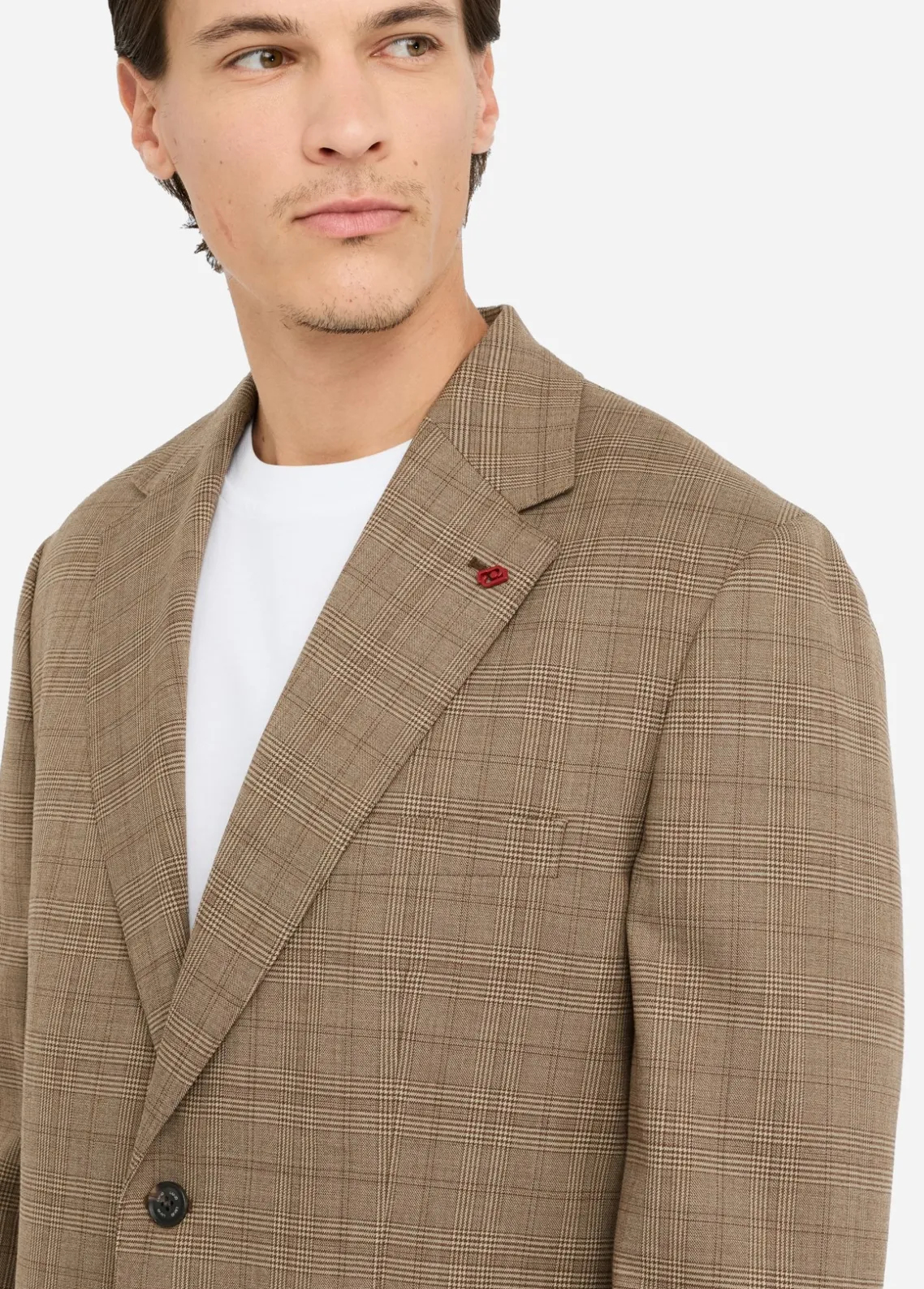 Liu Jo Blazer Príncipe de Gales de lana-Hombre Americanas Y Chalecos