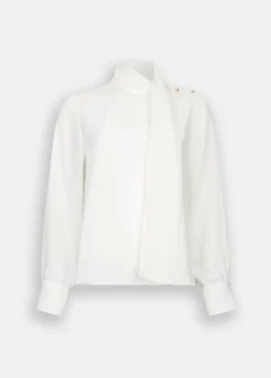 Liu Jo Blusa con bufanda-Mujer Camisas Y Blusas