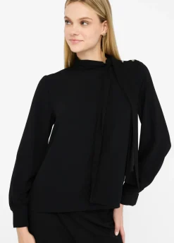 Liu Jo Blusa con bufanda-Mujer Camisas Y Blusas