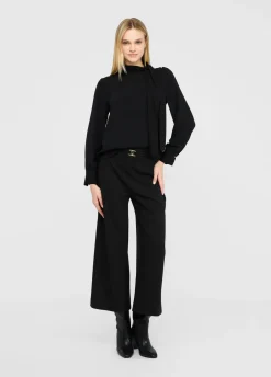 Liu Jo Blusa con bufanda-Mujer Camisas Y Blusas