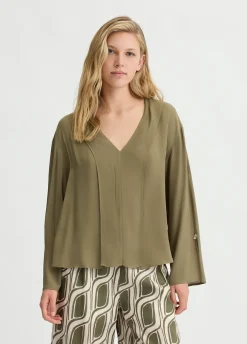 Liu Jo Blusa de crepé-Mujer Camisas Y Blusas