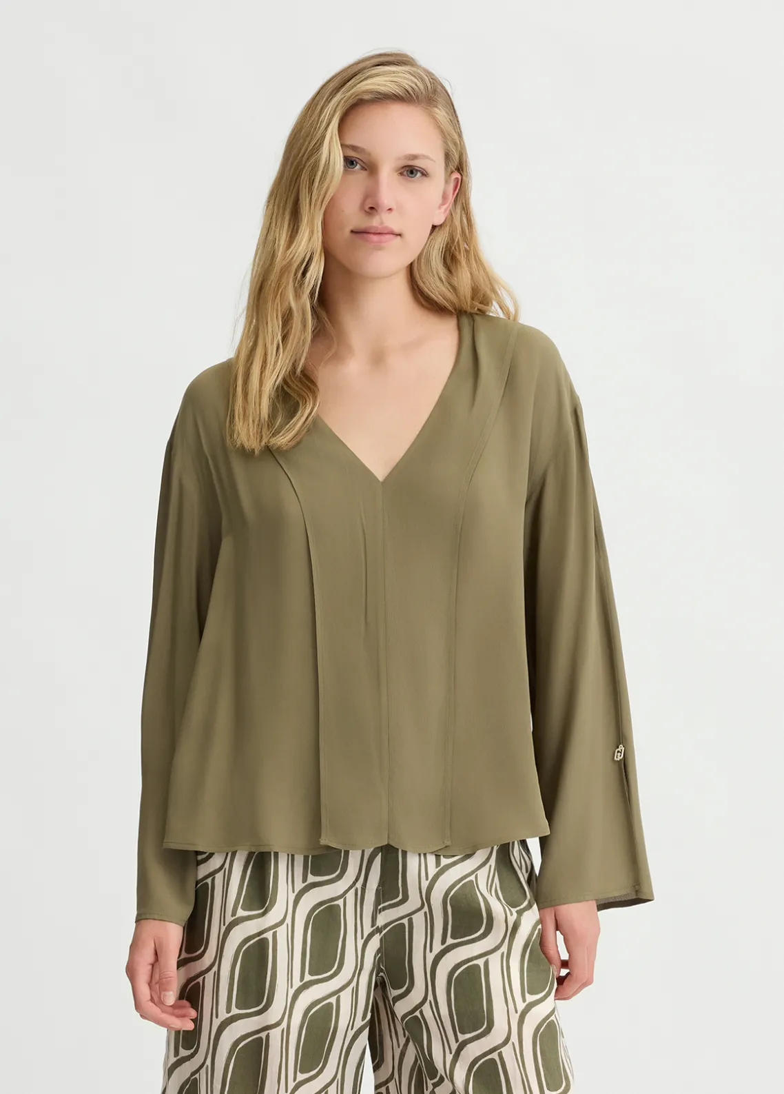 Liu Jo Blusa de crepé-Mujer Camisas Y Blusas