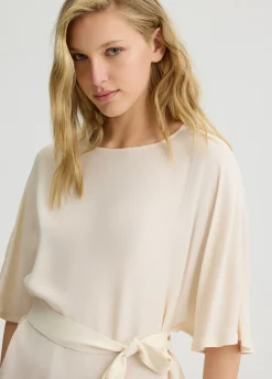 Liu Jo Blusa de crepé de China-Mujer Camisas Y Blusas
