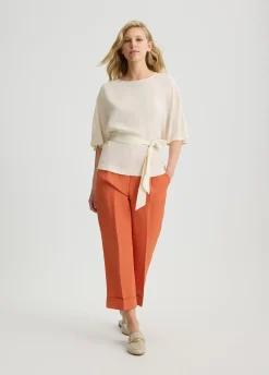 Liu Jo Blusa de crepé de China-Mujer Camisas Y Blusas