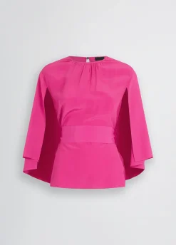 Liu Jo Blusa de crepé de China con cinturón-Mujer Camisas Y Blusas|Ceremonia