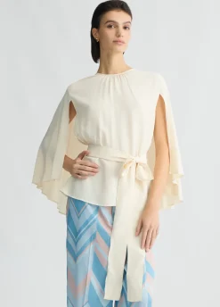 Liu Jo Blusa de crepé de China con cinturón-Mujer Camisas Y Blusas|Ceremonia