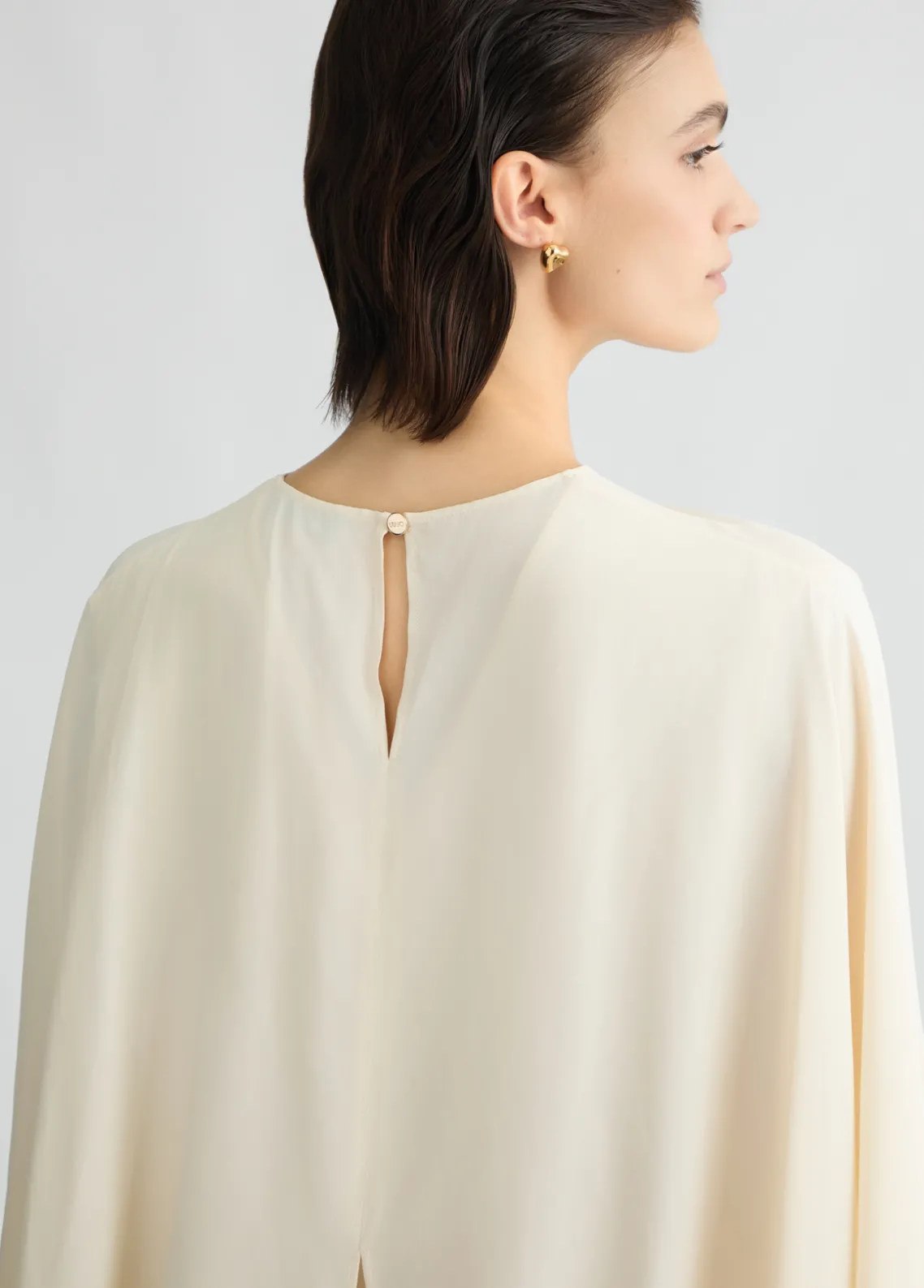 Liu Jo Blusa de crepé de China con cinturón-Mujer Camisas Y Blusas|Ceremonia