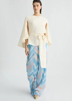 Liu Jo Blusa de crepé de China con cinturón-Mujer Camisas Y Blusas|Ceremonia