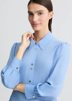 Liu Jo Blusa de crêpe de chine-Mujer Camisas Y Blusas